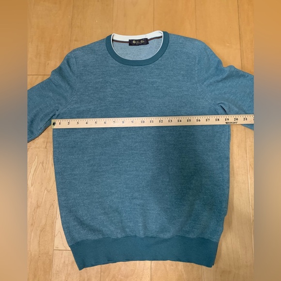 Loro Piana Virgin Wool and Cashmere Crewneck - Picture 11 of 15